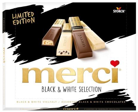 🍫 merci Finest Selection Black and White Vielfalt, 240g für 2,84€ (statt 4€)