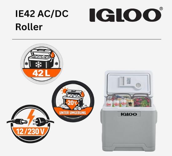 🧊 IGLOO IE42 Elektrische Kühlbox mit 42L, 12V & 230V für 75,99€ (statt 106€) 🧊 IGLOO IE42 Elektrische Kühlbox mit 42L, 12V & 230V für 75,99€ (statt 106€)