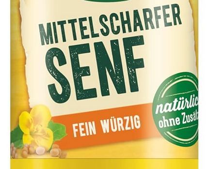 🌭 4 x 250ml Kühne Senf mittelscharf in der Squeeze Flasche ab 4,38€ (statt 8€)