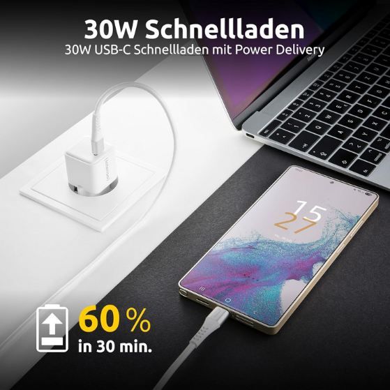 🔌 Intenso W30C GaN Power Adapter Set, 30W + Kabel für 7,99€ (statt 13€) 🔌 Intenso W30C GaN Power Adapter Set, 30W + Kabel für 7,99€ (statt 13€)