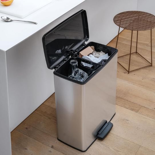 🗑️ Curver Duo Abfalleimer mit 26 + 26 Liter für 41,99€ (statt 54€)