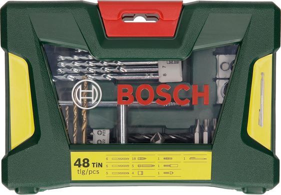 🧰 Bosch V-Line Titatium Bohrer und Bit Set, 48-tlg. für 18,99€ (statt 25€) 🧰 Bosch V Line Titatium Bohrer und Bit Set, 48 tlg. für 18,99€ (statt 25€)