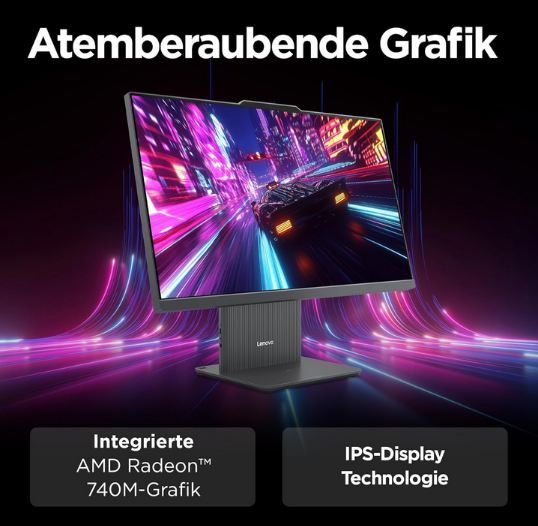 🖥️ Lenovo IdeaCentre All In One PC mit Ryzen 5 220, 16GB/1TB für 579,99€ (statt 699€)