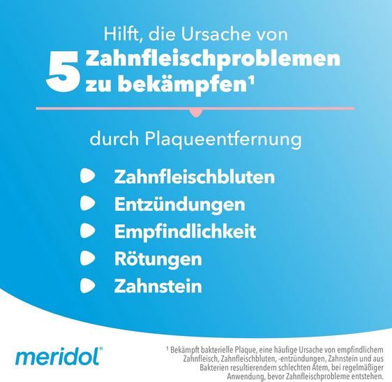🪥 4er Pack meridol Zahnbürste Zahnfleischschutz, weich ab 12,23€ (statt 16€)