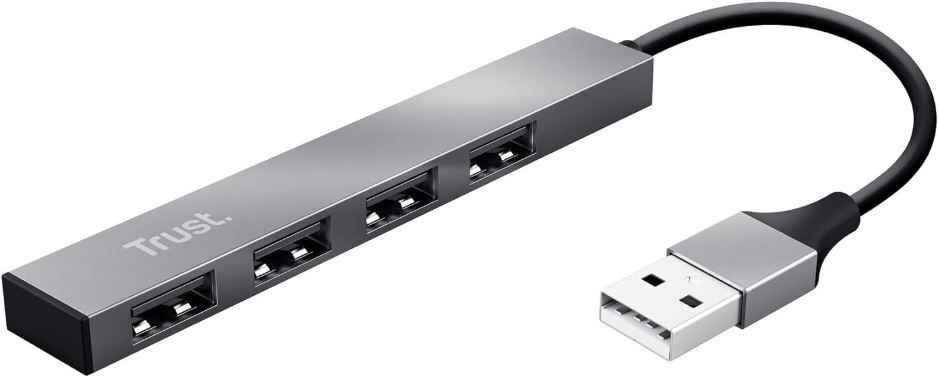 🖥️ 2 x 4 Port Trust Halyx Mini USB 2.0 Hub für 7,98€ (statt 20€)