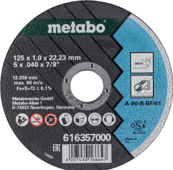 🪚 10er Pack Metabo Trennscheiben SP 125 x 1,0 x 22,23 Inox für 6,98€ (statt 11€) 🪚 10er Pack Metabo Trennscheiben SP 125 x 1,0 x 22,23 Inox für 6,98€ (statt 11€)