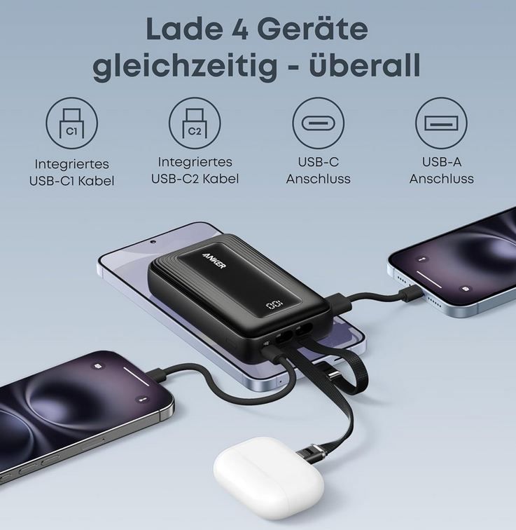 đ Anker Zolo Powerbank mit 20.000 mAh & 45W Schnellladung fĂŒr 29,99⏠(statt 46âŹ) đ Anker Zolo Powerbank mit 20.000 mAh & 45W Schnellladung fĂŒr 29,99⏠(statt 46âŹ)