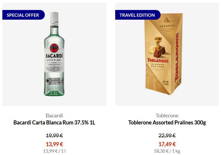 🥂 Frankfurt Airport Shop Sale + 11€ Extra Rabatt ab 80€ Bestellert inkl. VSK Frei