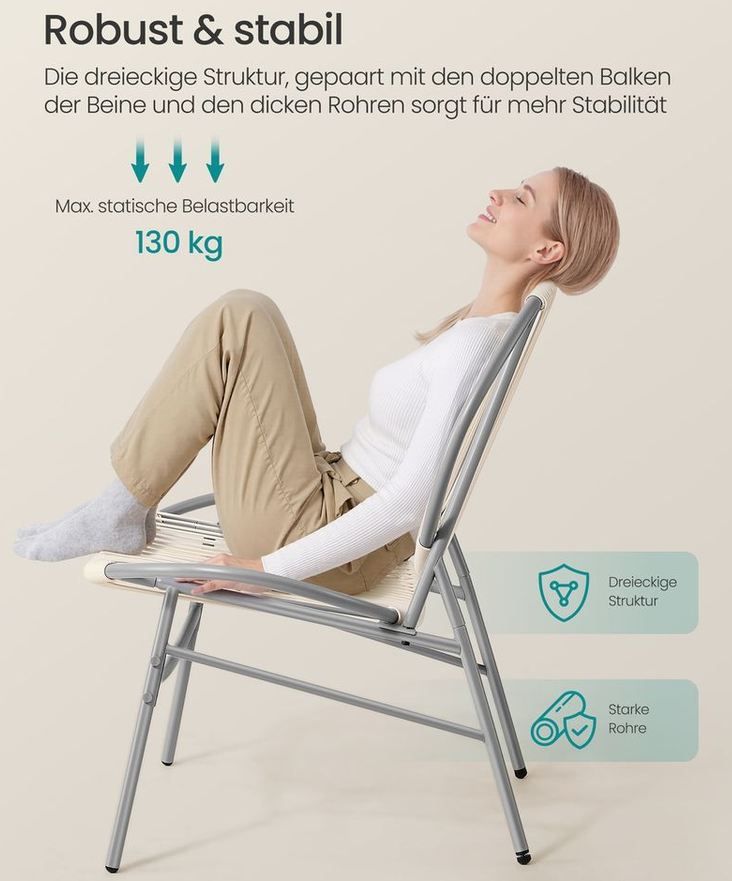 🌞 SONGMICS 3er Balkonmöbel-Set aus 2 Stühlen & 1 Tisch für 62,99€ (statt 80€) 🌞 SONGMICS 3er Balkonmöbel Set aus 2 Stühlen & 1 Tisch für 62,99€ (statt 80€)