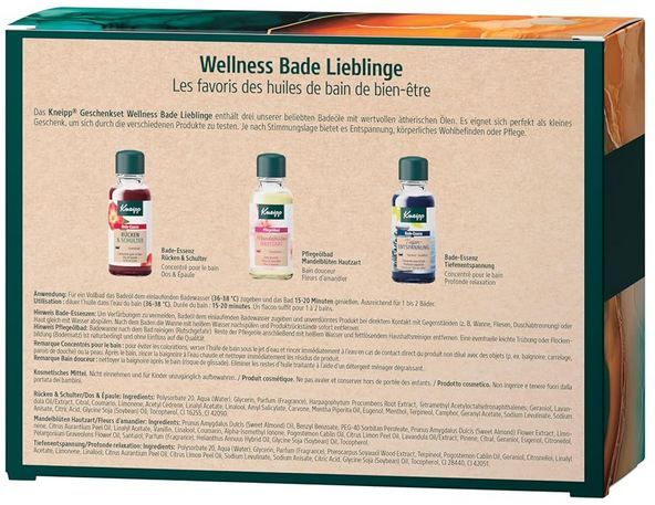 🛀🏻 Kneipp Geschenkset Wellness Bade Lieblinge, 3 x 20ml für 2€ (statt 6€) 🛀🏻 Kneipp Geschenkset Wellness Bade Lieblinge, 3 x 20ml für 2€ (statt 6€)