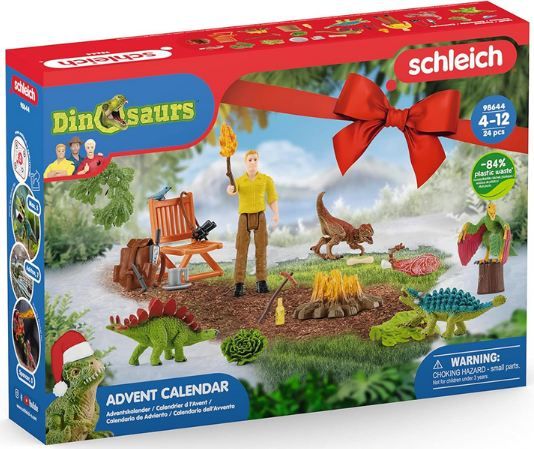 🦕 Schleich 98644 Dinosaurs Adventskalender mit Figuren für 13,59€ (statt 22€)