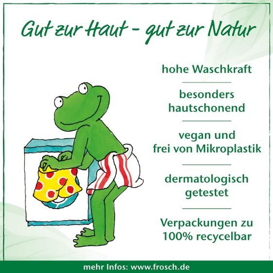 🐸 1,5L Frosch Aloe Vera Sensitiv Waschmittel ab 3,80€ (statt 5€)