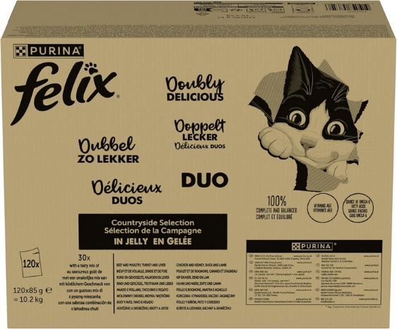 🐈 120er Pack Felix Doppelt Lecker Katzenfutter, 85g ab 32,77€ (statt 41€) 🐈 120er Pack Felix Doppelt Lecker Katzenfutter, 85g ab 32,77€ (statt 41€)