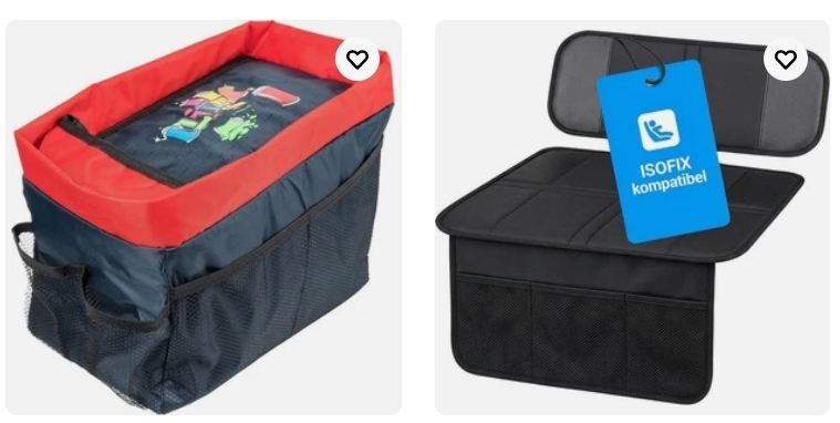 🚗 eBay: 50% Rabatt ab 2 Artikel auf Walser Auto Organizer & Kindersitzunterlagen