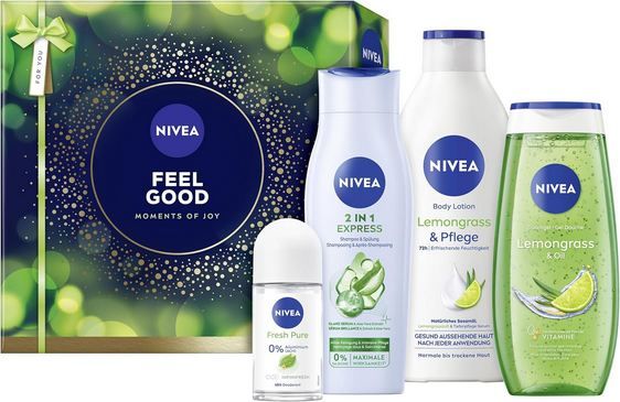 🚿 Nivea Feel Good Pflege Geschenkset, 4 tlg. für 12,25€ (statt 17€)