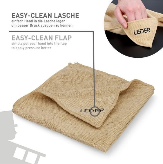 🧽 Nigrin Mikrofaser-Tuch für Leder, 40x40cm für 3,78€ (statt 8€) 🧽 Nigrin Mikrofaser Tuch für Leder, 40x40cm für 3,78€ (statt 8€)