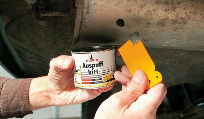 🚗 Nigrin Auspuff Kit für die Reparatur, 200g ab 3,14€ (statt 11€)