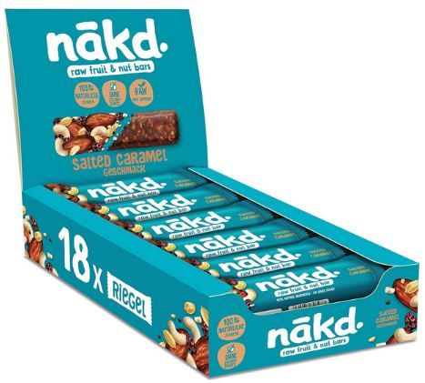 🥜 18er Pack Nakd. Salted Caramel Riegel aus Früchten & Nüssen ab 13,61€ (statt 22€) 🥜 18er Pack Nakd. Salted Caramel Riegel aus Früchten & Nüssen ab 13,61€ (statt 22€)