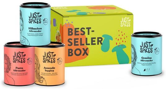 🍲 Just Spices Favoriten Gewürzbox mit 4 Gewürzmixe ab 16,36€ (statt 23€) 🍲 Just Spices Favoriten Gewürzbox mit 4 Gewürzmixe ab 16,36€ (statt 23€)