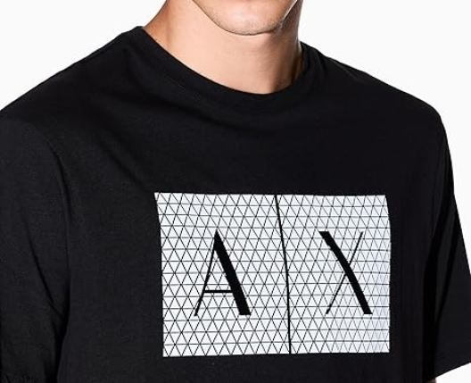 👕 Armani Exchange Crew Quited Logo Tee T Shirt für 30,70€ (statt 45€)