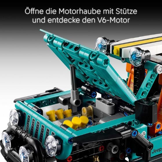 🛻 LEGO 42227 Technic Jeep Wrangler Rubicon für 39,99€ (statt 45€)