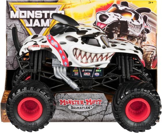 🛻 Monster Jam Dalmatian Monster Truck, Maßstab 1:24 für 9,99€ (statt 15€)