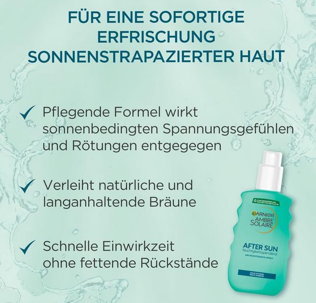 🌞 Garnier Ambre Solaire After Sun Spray, 150ml ab 4,52€ (statt 8€) 🌞 Garnier Ambre Solaire After Sun Spray, 150ml ab 4,52€ (statt 8€)