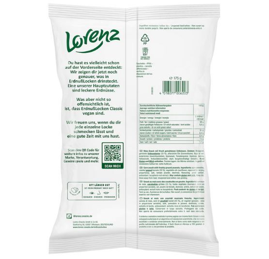 1,9kg! 🥜 11er Pack Lorenz ErdnußLocken Classic, 175g ab 15,74€ (statt 25€)