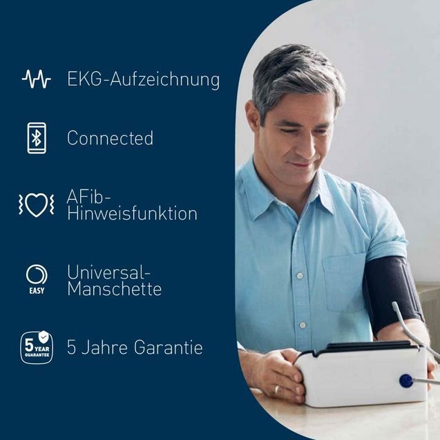 💓 Omron Complete Smartes Oberarm Blutdruckmessgerät mit EKG + AFib für 126€ (statt 141€)