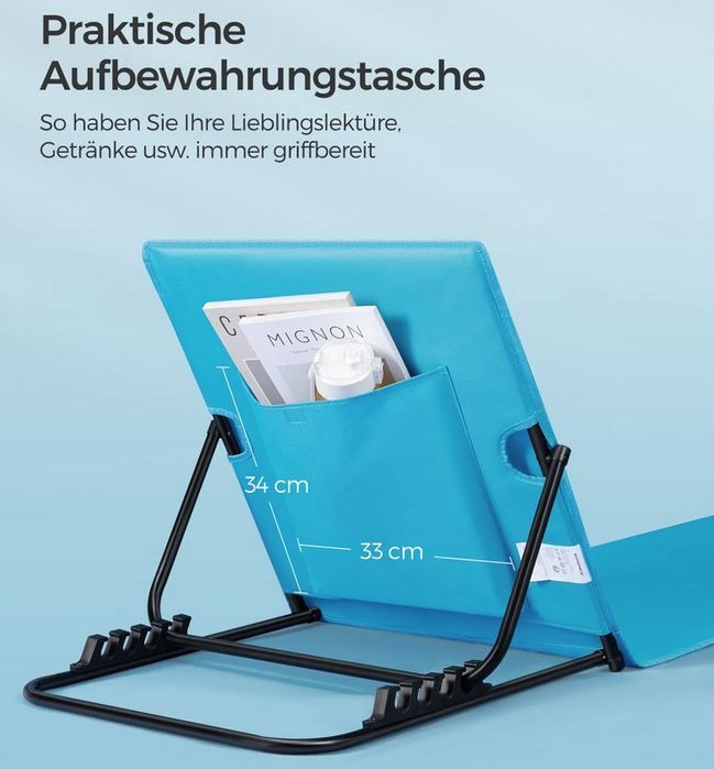 🏖️ 2er Set Songmics Strandliegen mit stufenlos Verstellbarer Rückenlehne für 27,99€ (statt 38€) 🏖️ 2er Set Songmics Strandliegen mit stufenlos Verstellbarer Rückenlehne für 27,99€ (statt 38€)