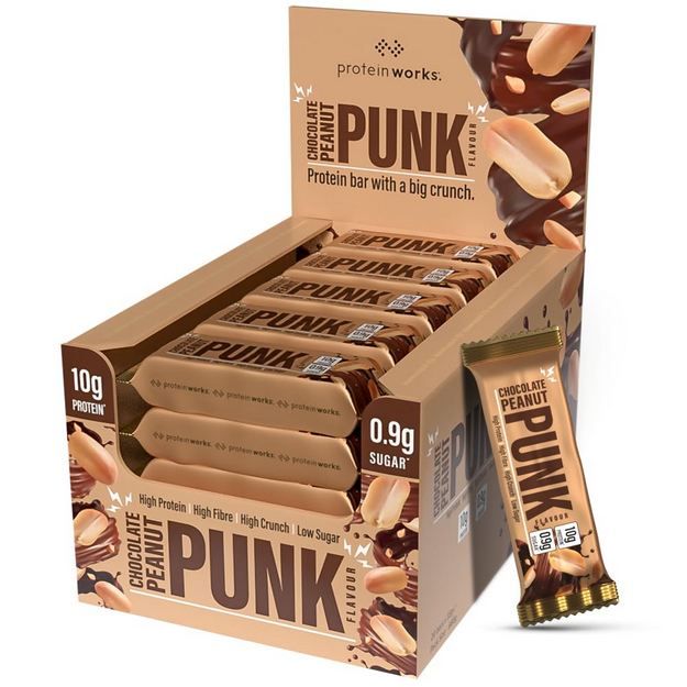 🍫 20er Pack Protein Works Big Little Protein Riegel Peanut ab 17,99€ (statt 28€)