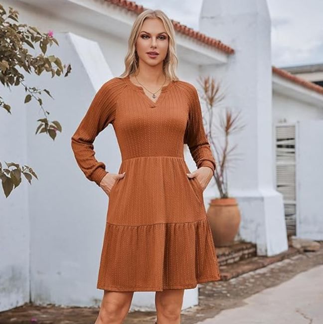 👗 Zeagoo Damen Kleid mit Taschen für 12,49€ (statt 25€)