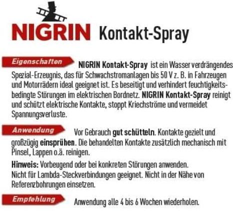 🖥️ Nigrin Kontakt-Spray für Elektronik, 400ml ab 7,63€ (statt 13€) 🖥️ Nigrin Kontakt Spray für Elektronik, 400ml ab 7,63€ (statt 13€)