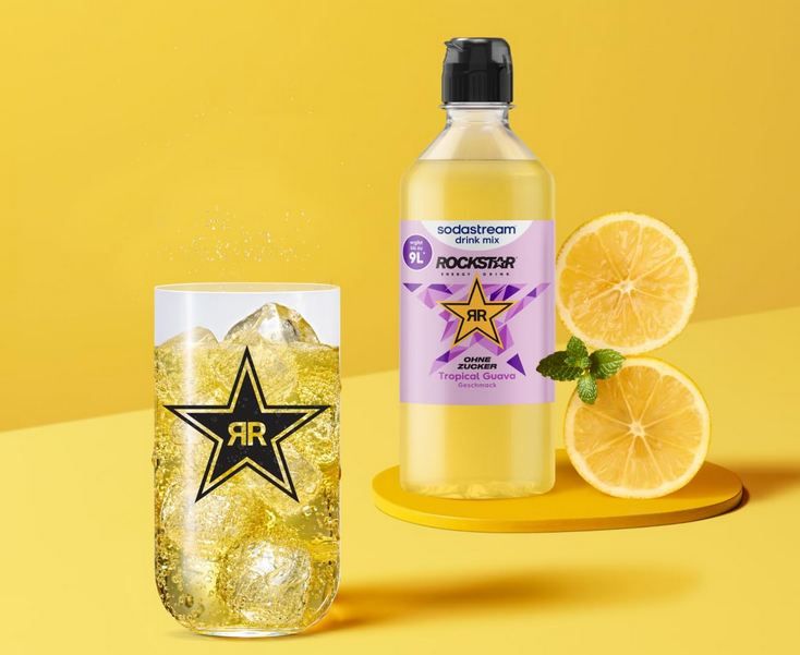 🥤 4er Pack Sodastream Drink Mix Rockstar Energy Tropical Guava ab 15,29€ (statt 23€)