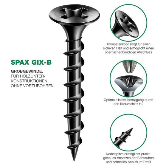 🪛 1.000er Pack SPAX GIX-B Schnellbauschrauben 3,9 x 25mm für 10€ (statt 14€) 🪛 1.000er Pack SPAX GIX B Schnellbauschrauben 3,9 x 25mm für 10€ (statt 14€)