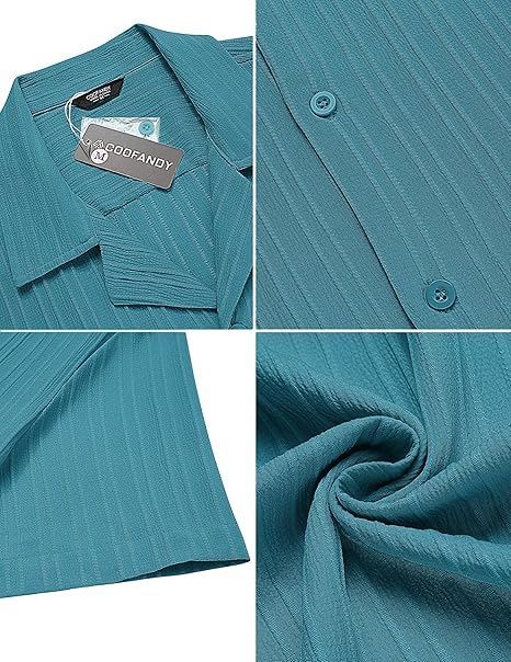 👕 Coofandy Kurzarm Sommerhemd in versch. Designs ab 5,99€ (statt 17€)