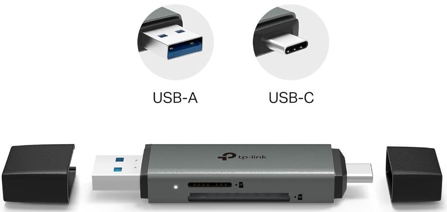 💾 TP Link UA430D USB C & A SD Kartenleser für 6,90€ (statt 15€)