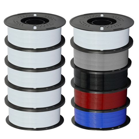 🔴🔵 10x KINGROON PETG 3D-Druckerfilament 1.75mm mit je 1kg für 58,66€ (statt 90€)