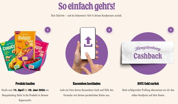 🥗Hengstenberg Salat to Go gratis ausprobieren