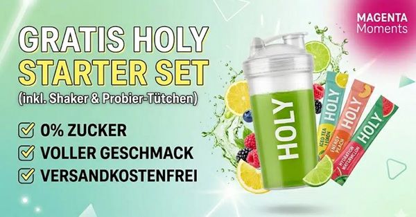 Magenta Kunden: HOLY Iced Tea Starter Set inkl. Shaker gratis