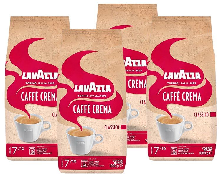 TOP! ☕ 4kg Lavazza Kaffeebohnen Caffè Crema Classico ab 48,54€ (statt 76€)   12,14€/kg
