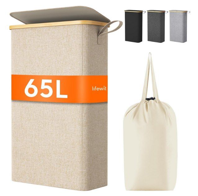 🧺 Lifewit faltbarer Wäschekorb (65L) mit Deckel für 12,90€ (statt 17€)