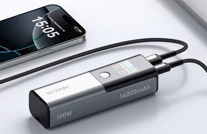 🔋 BlitzWolf BW P23 100W 14.000mAh Powerbank für 30,85€ (statt 45€)