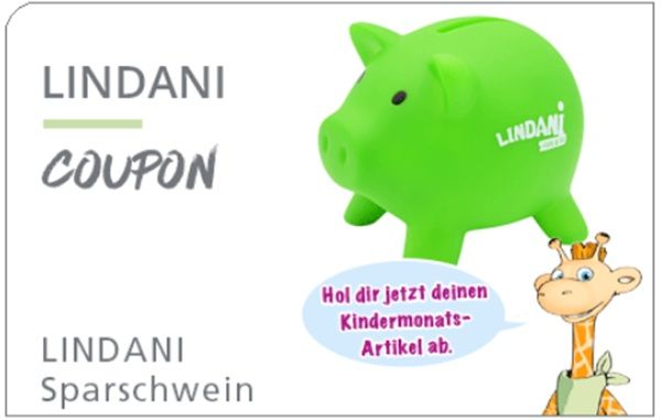Linda Apotheken: LINDANI Sparschwein gratis erhalten