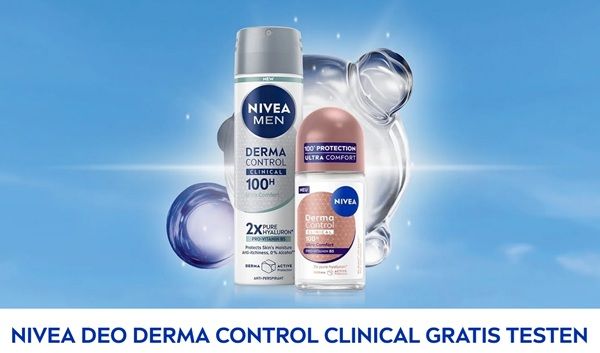NIVEA Derma Control Clinical Deo gratis ausprobieren   ab 25.05.