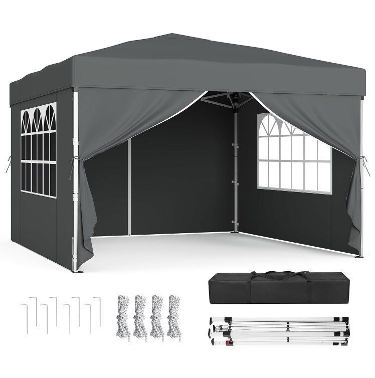 🎪 SONGMICS Faltpavillon (3 x 3 m) inkl. Seitenwände für 69,99€ (statt 85€)