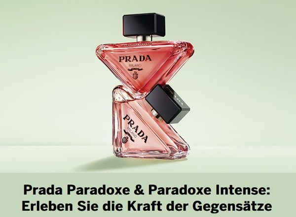 Gratis: Duftproben von Prada Paradoxe und Paradoxe Intense