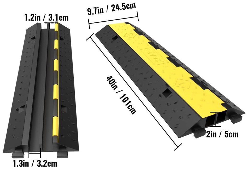🔌🚗 4x Vevor Kabelbrücke (101 x 24,5 x 5 cm) mit 2 Kanälen für 43€ (statt 51€) 🔌🚗 4x Vevor Kabelbrücke (101 x 24,5 x 5 cm) mit 2 Kanälen für 43€ (statt 51€)