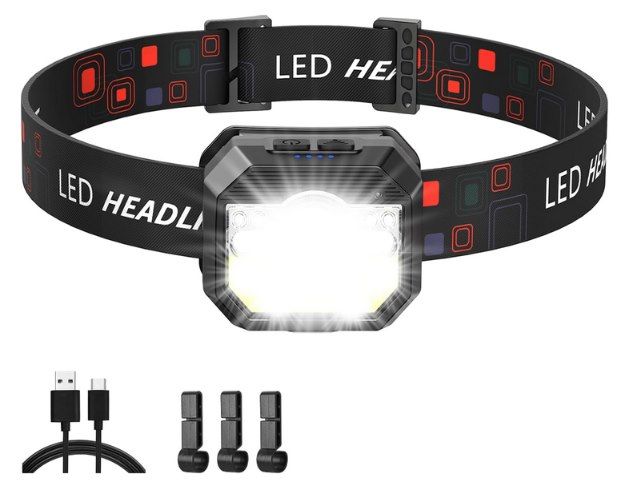 💡 MLIAIMCE LED Stirnlampe mit 18 Modi & 2.000 Lm für 7,19€ oder 2 für 8,54€ (statt 12€)