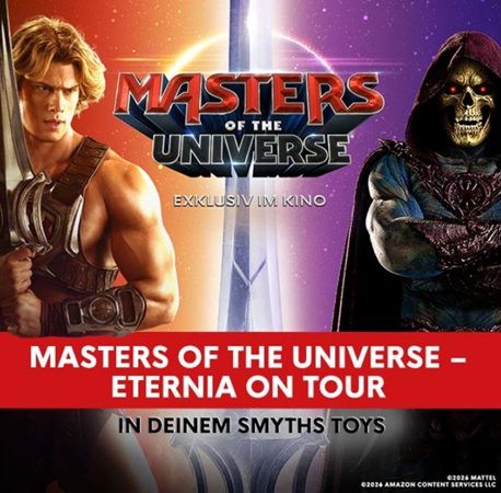 Gratis: Masters of the Universe - Fieber in einigen Smyths Toys Stores im Juni Gratis: Masters of the Universe Fieber in einigen Smyths Toys Stores im Juni